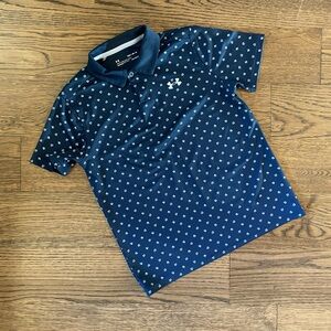 Under Armour Boys’ Matchplay Printed Polo Shirt - Size Medium